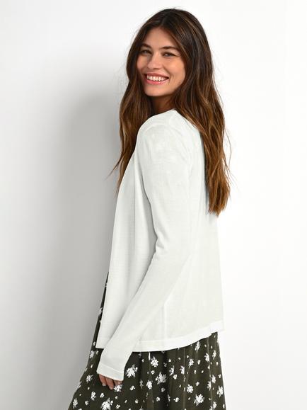 KAFFE Fenia Astrid Cardigan - view 2, Chalk