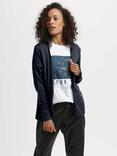 KAFFE Fenia Astrid Cardigan, Midnight Marine