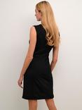 KAFFE India Cocktail Dress, Black Deep