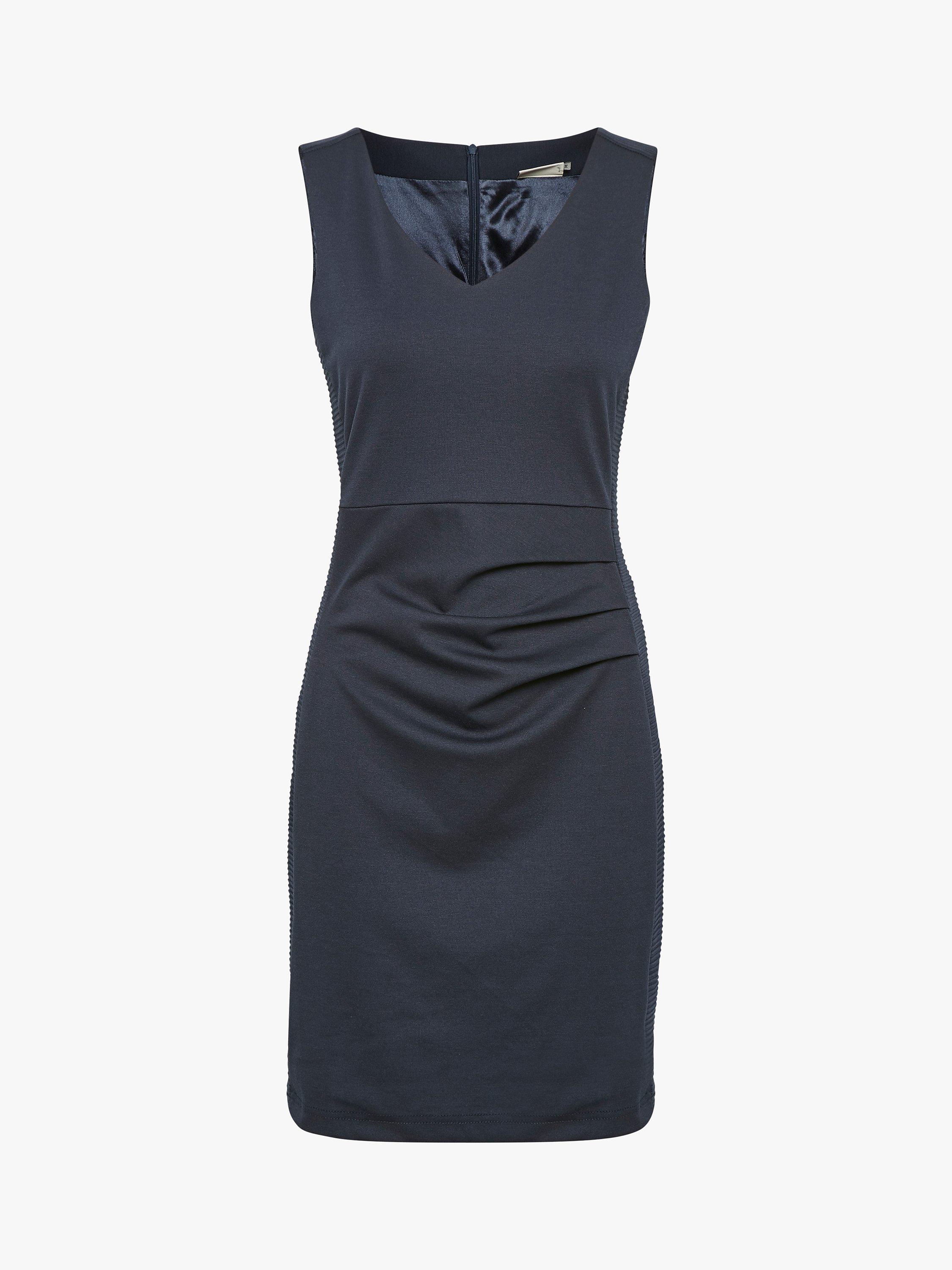 KAFFE Sara Slim Fit Sleeveless Dress, Midnight Marine, XS