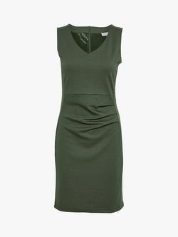 KAFFE Sara Sleeveless Slim Fit Mini Dress - view 2, Old Green
