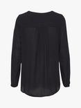 KAFFE Amber V Neck Blouse, Black