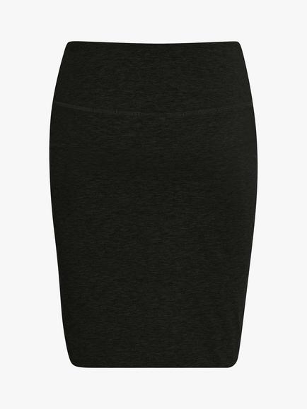 KAFFE Penny Jersey Pencil Skirt - view 2, Deep Black