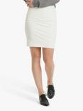 KAFFE Penny Jersey Pencil Skirt, Chalk