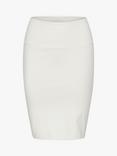 KAFFE Penny Jersey Pencil Skirt, Chalk