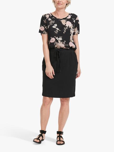 KAFFE Naya Drawstring Skirt, Black Deep