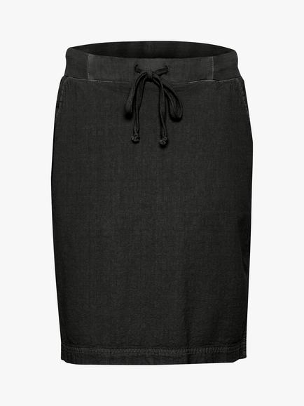 KAFFE Naya Drawstring Skirt - view 2, Black Deep