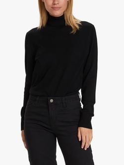 KAFFE Astrid Roll Neck Jumper, Black
