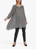 KAFFE Amber Regular Tunic Top, Smoked Pearl