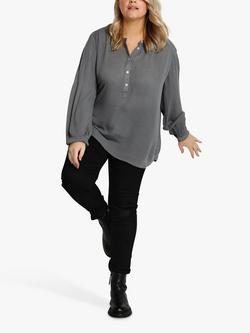 KAFFE Karla Amber Blouse, Smoked Pearl