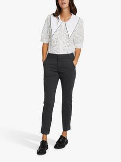 KAFFE Mette Slim Fit Trousers, Black Deep
