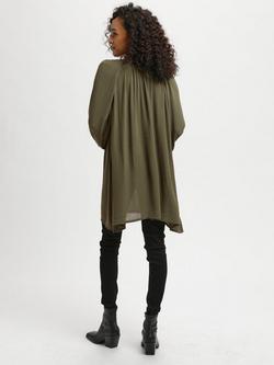 KAFFE Amber Regular Tunic Top - view 2, Grape Leaf