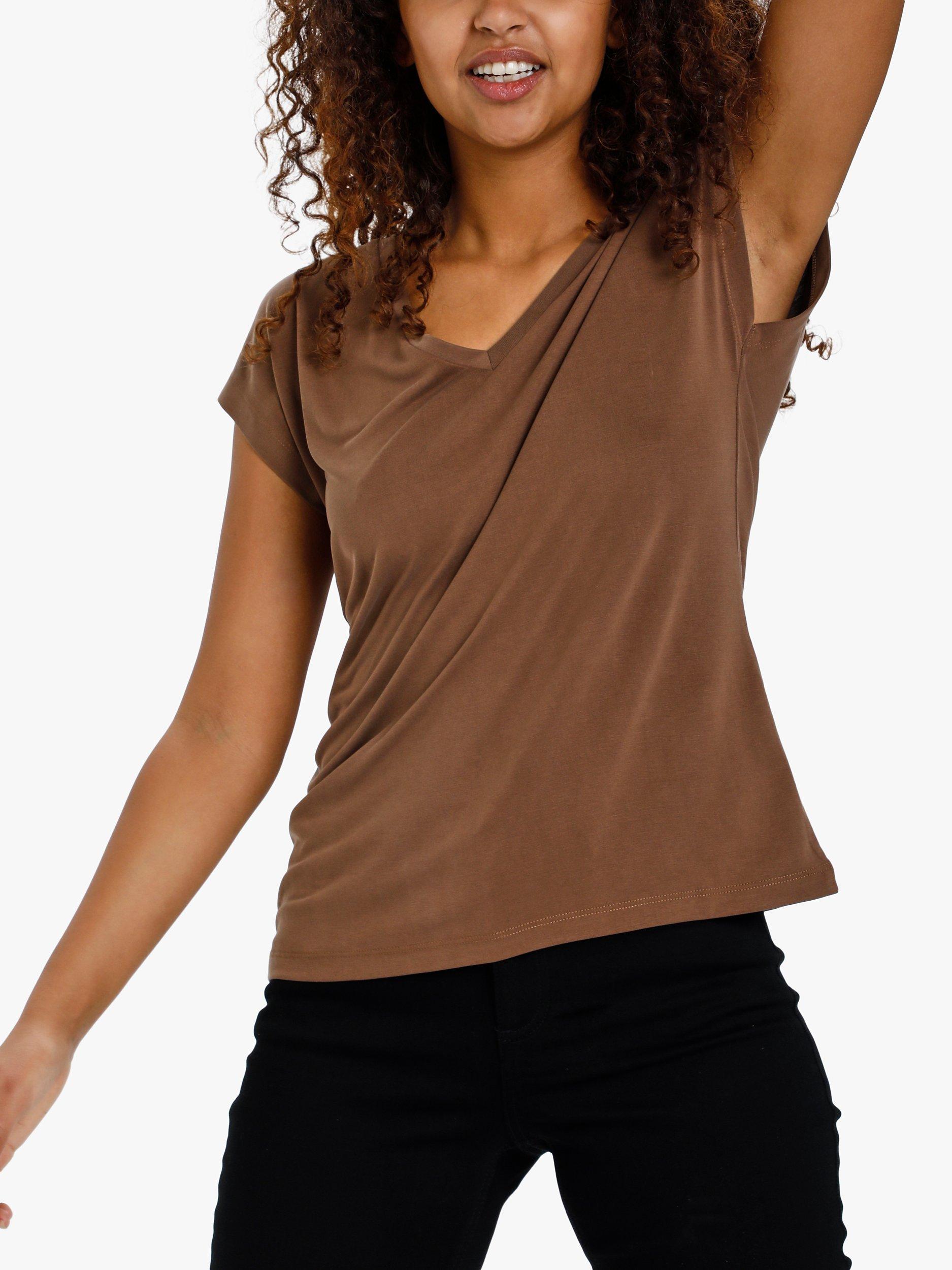 KAFFE Lise Relaxed Fit T-Shirt, Mustang, 8
