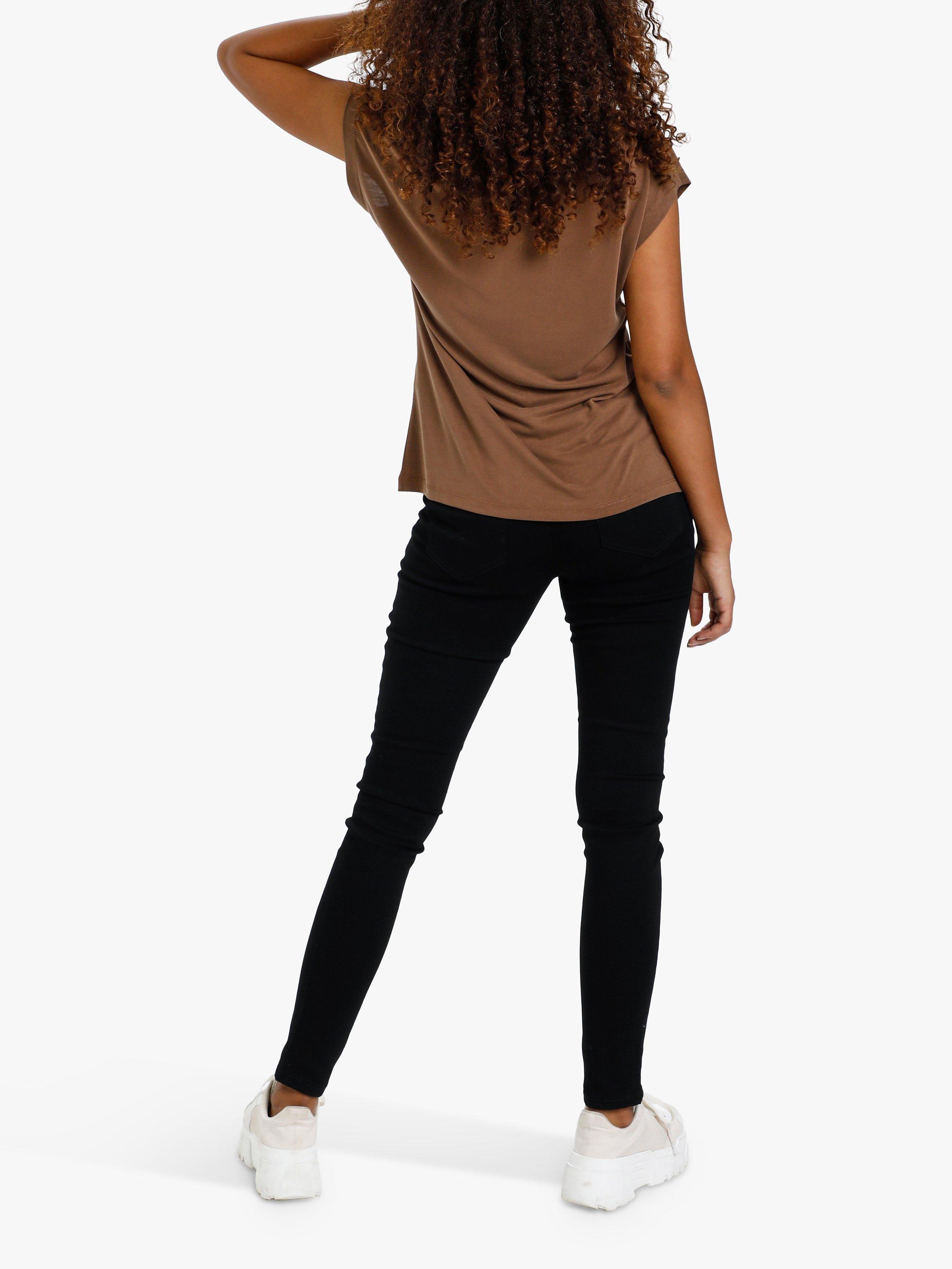 KAFFE Lise Relaxed Fit T-Shirt, Mustang, 8