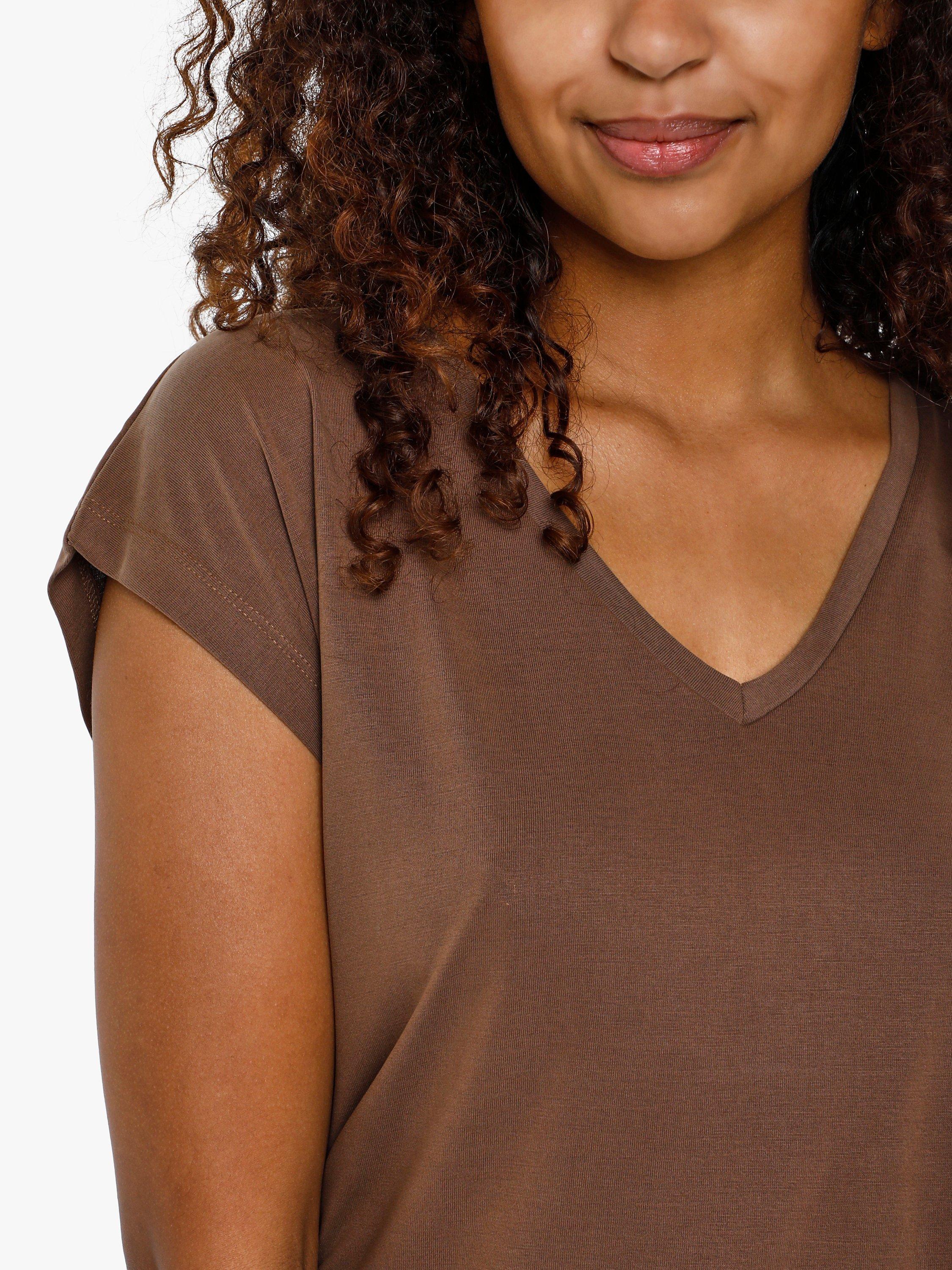 KAFFE Lise Relaxed Fit T-Shirt, Mustang, 8