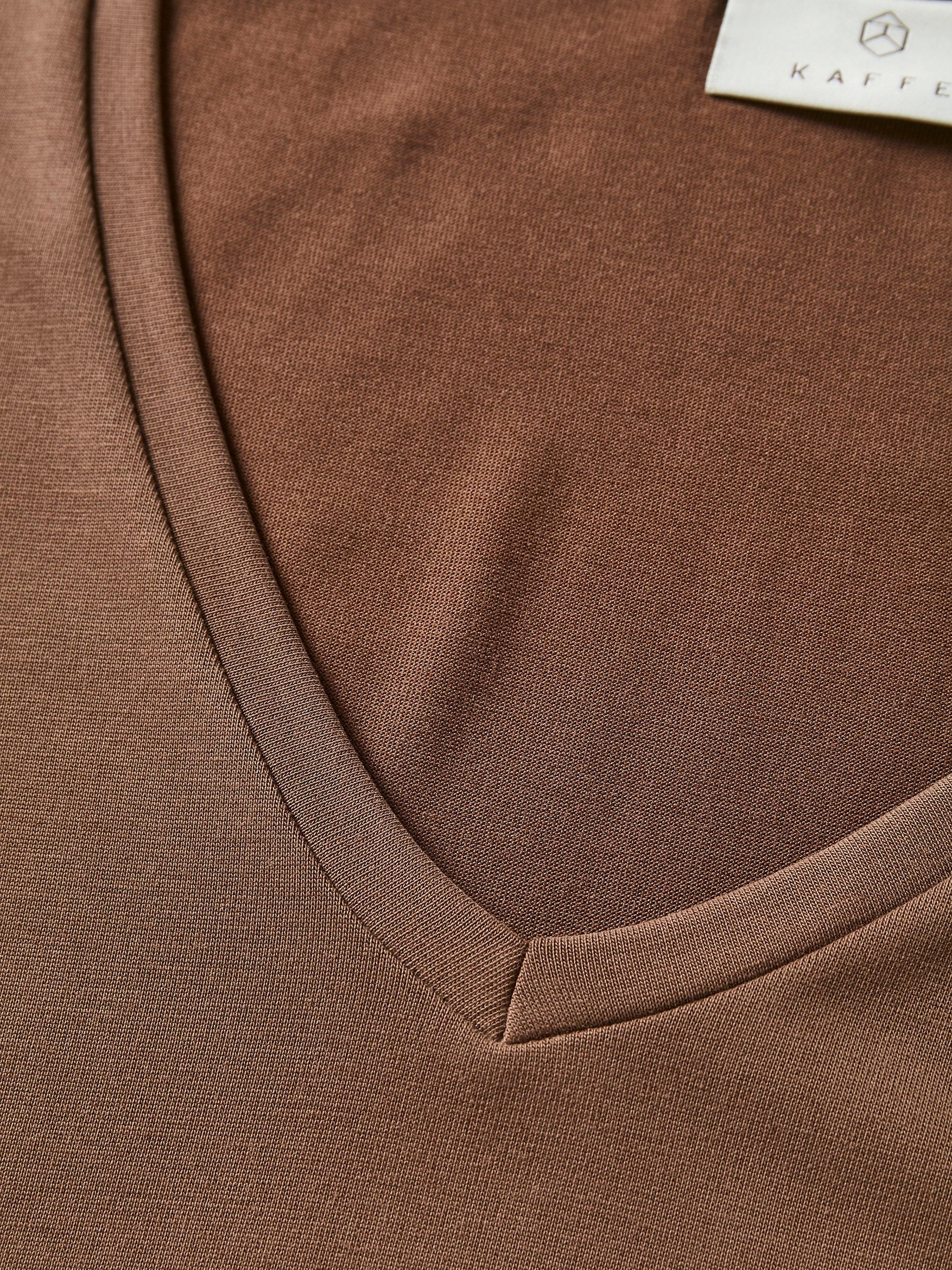 KAFFE Lise Relaxed Fit T-Shirt, Mustang, 8
