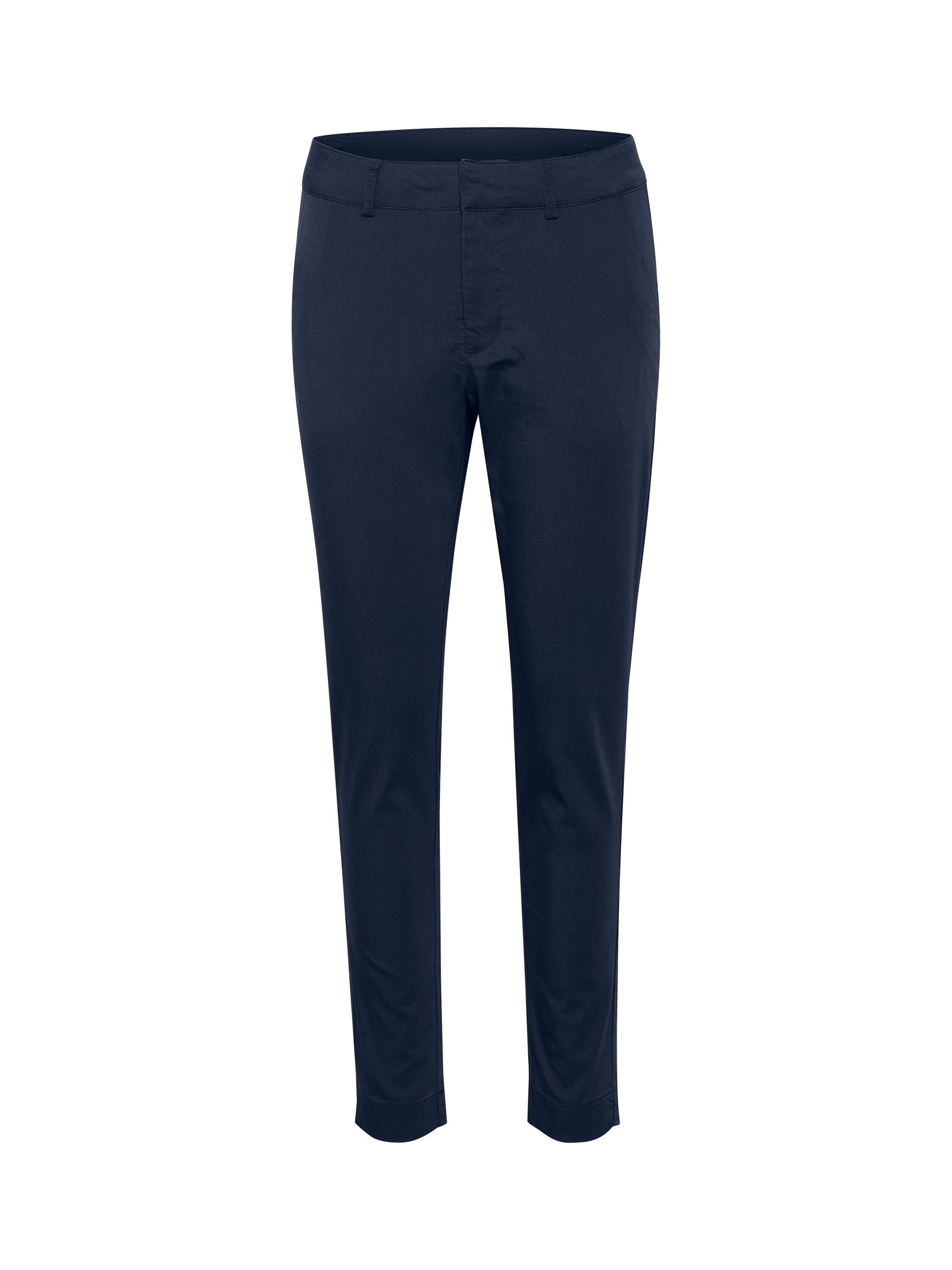 KAFFE Lea Chino Trousers, Midnight Marine, 6