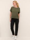 KAFFE Amber Stanley T-Shirt, Grape Leaf