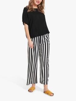 KAFFE Amber Stanley T-Shirt, Deep Black