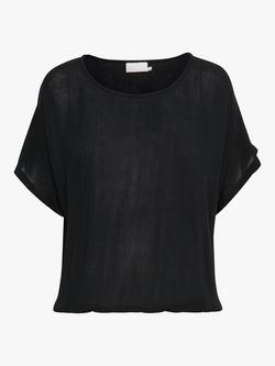 KAFFE Amber Stanley T-Shirt - view 2, Deep Black