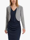KAFFE Astrid Bolero Cardigan, Grey Melange