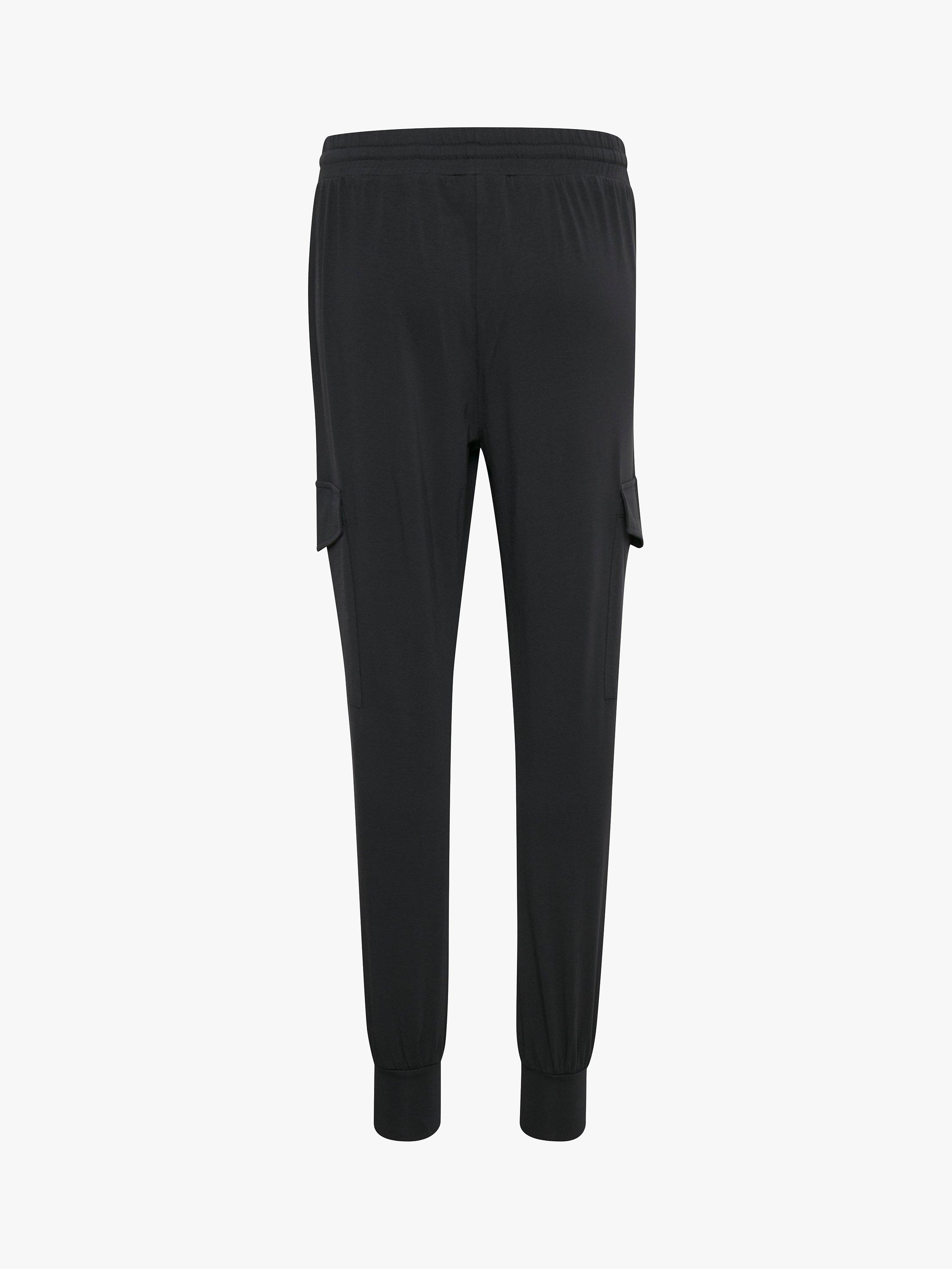 Product image 3 of 7, which shows KAFFE Siggi Linda Joggers, Black, 8