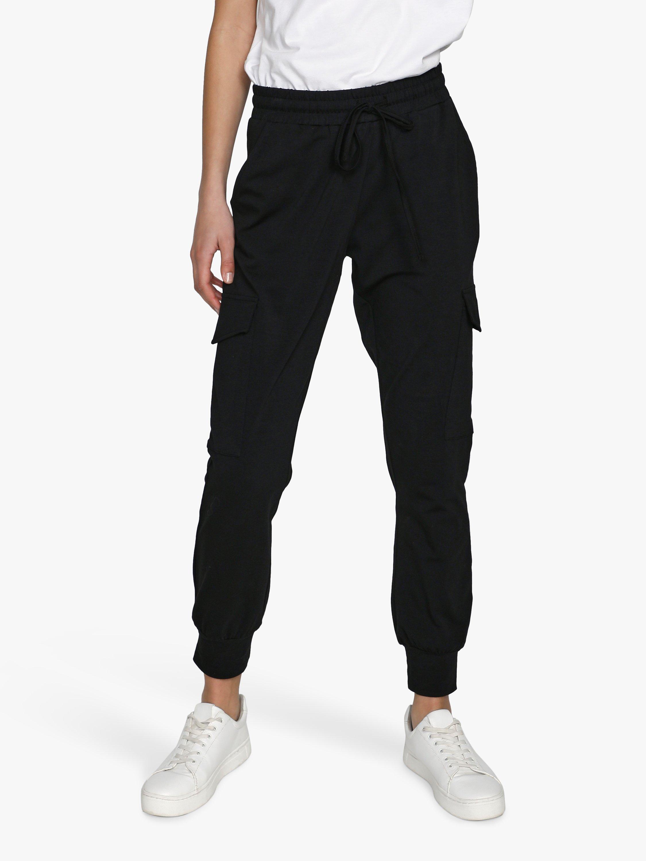 Product image 5 of 7, which shows KAFFE Siggi Linda Joggers, Black, 8