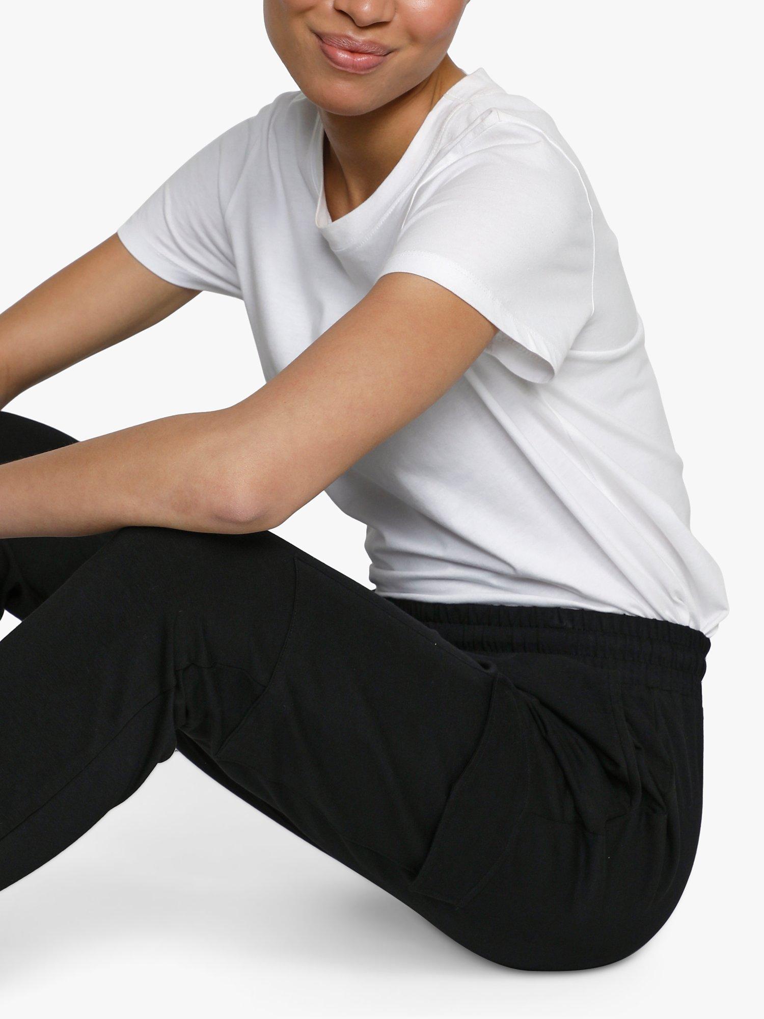 Product image 6 of 7, which shows KAFFE Siggi Linda Joggers, Black, 8