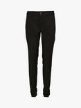 KAFFE Vera Slim Leg Trousers, Black Deep
