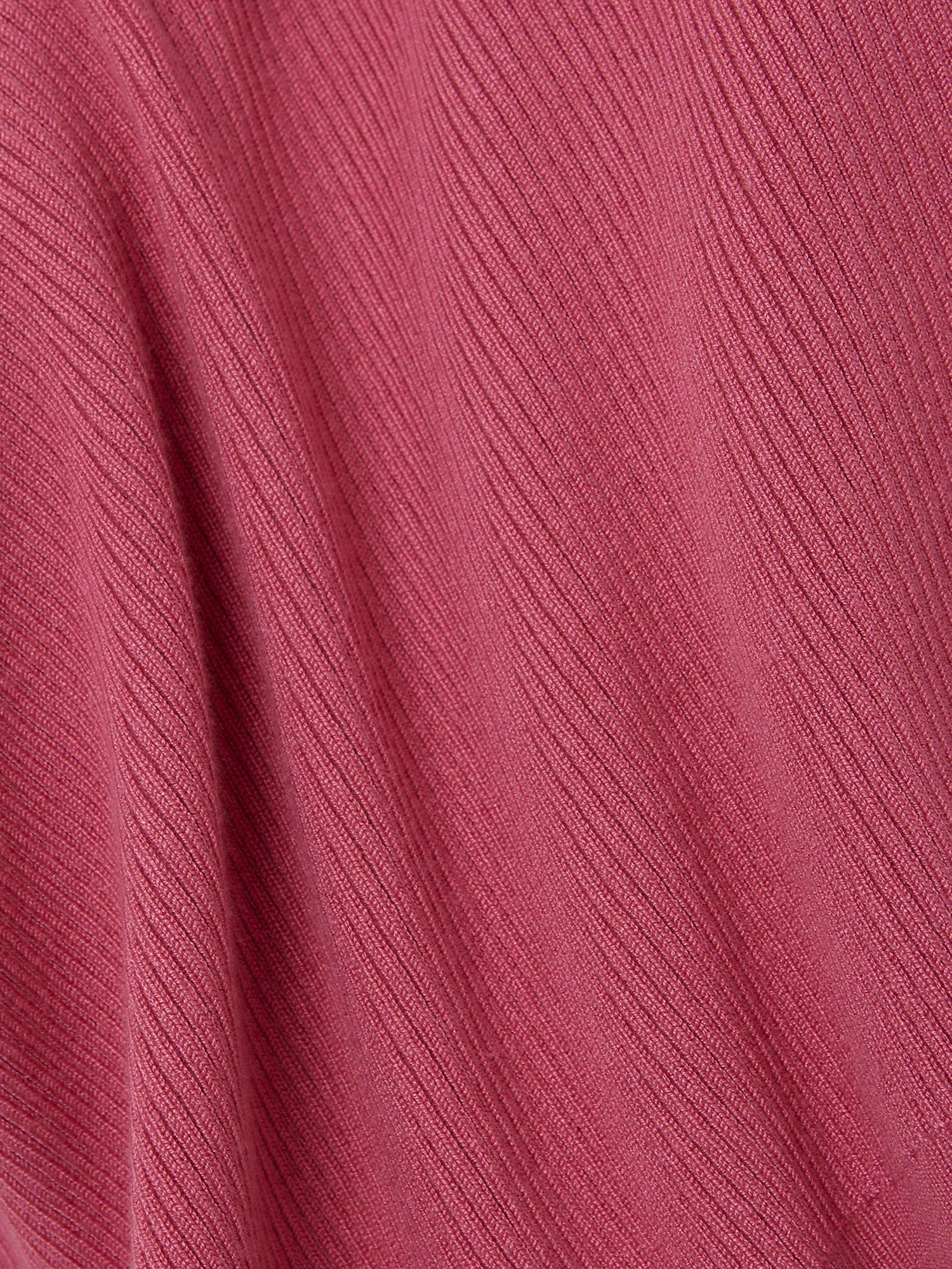 Product image 2 of 2, which shows Phase Eight Flory Frill Detail Top, Pink, 10