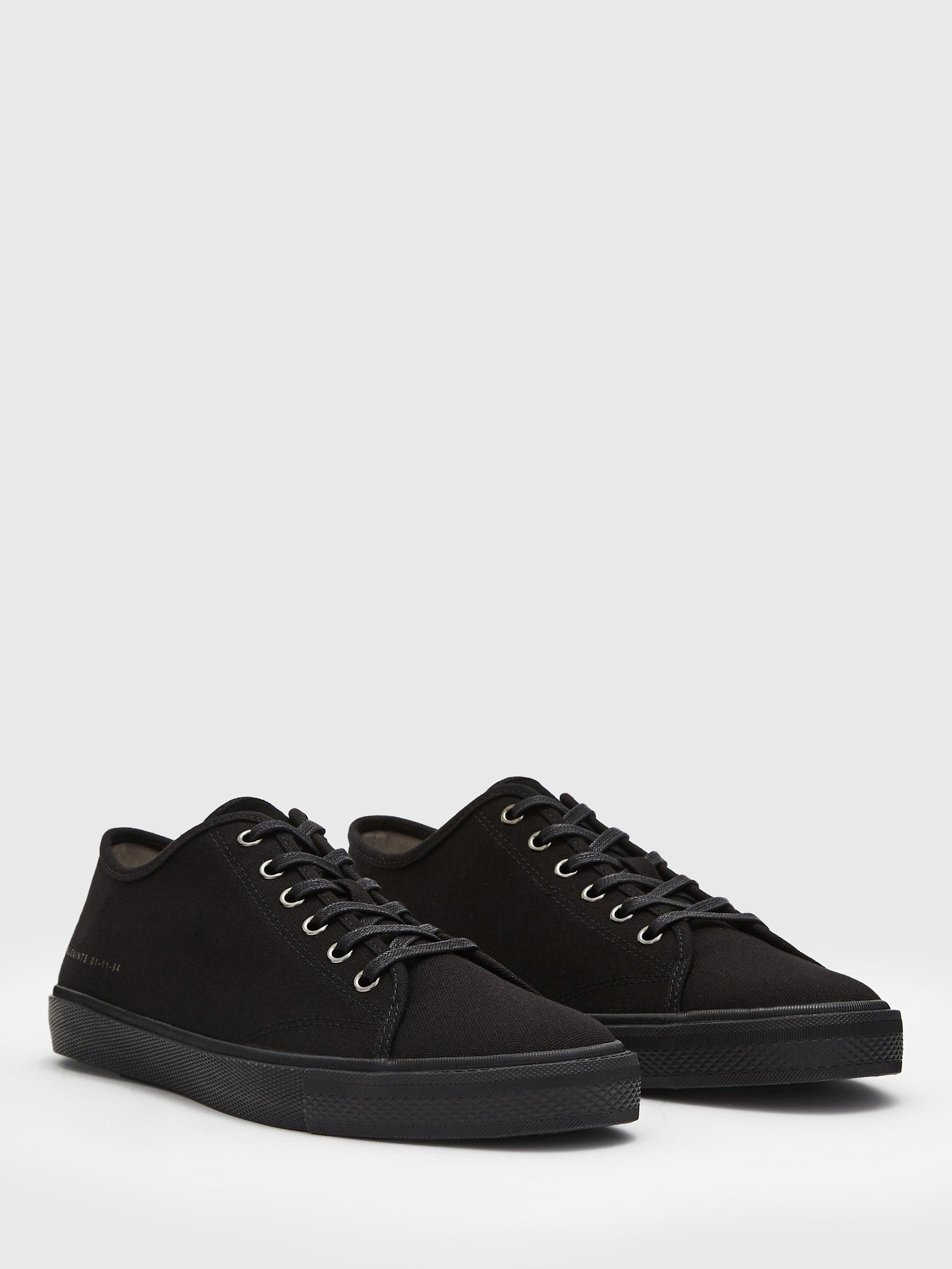 Product image 5 of 5, which shows AllSaints Theo Trainers, Black, Black, EU41