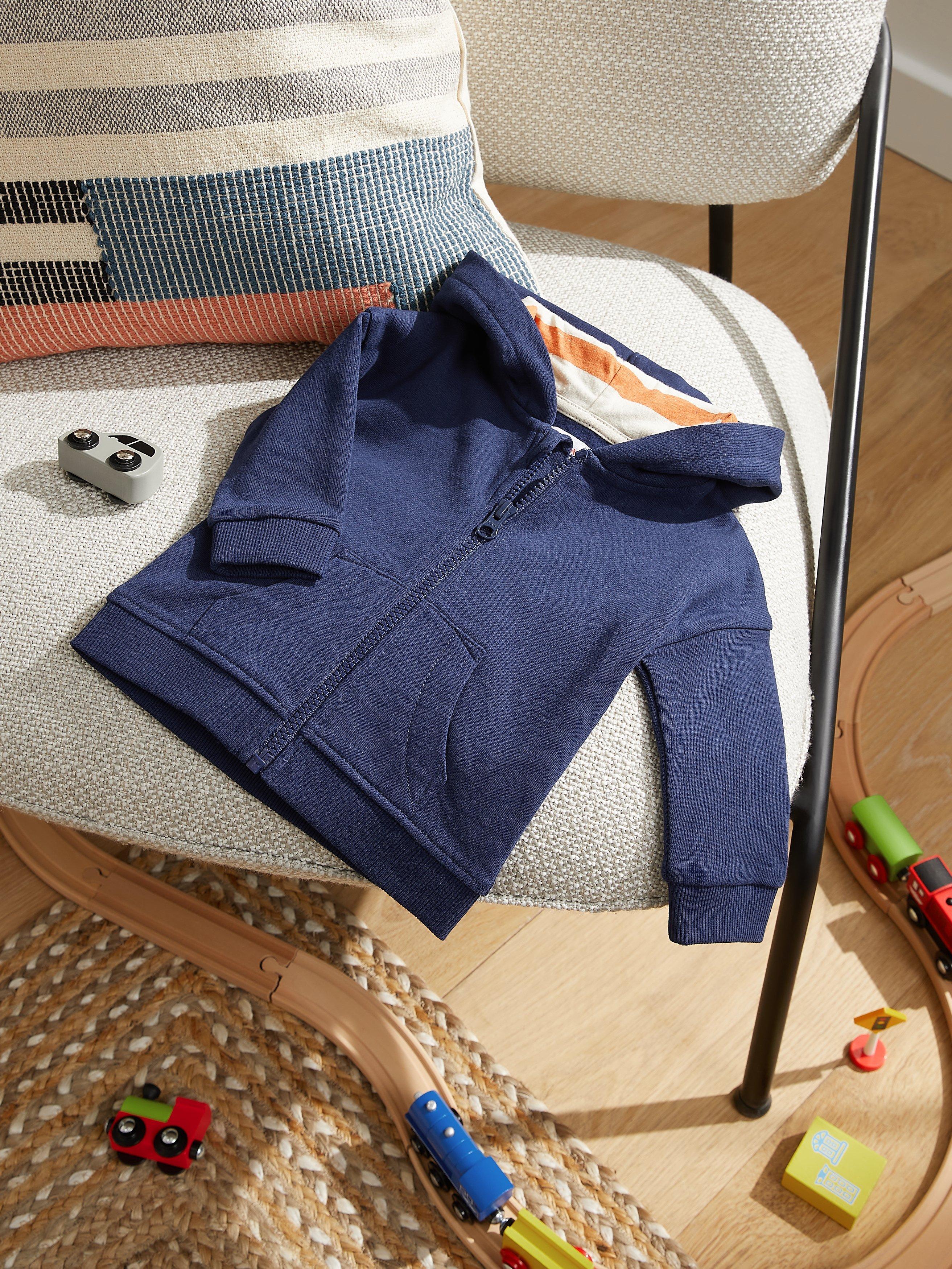 John Lewis ANYDAY Baby Zip-Up Hoodie