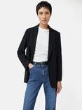 Jigsaw Fluid Twill Blazer, Black