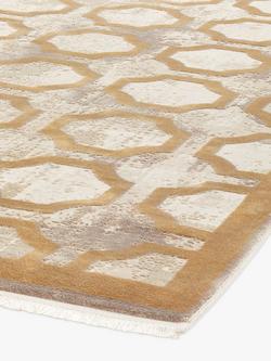 Gooch Luxury Distressed Mosaic Rug - view 2, Gold