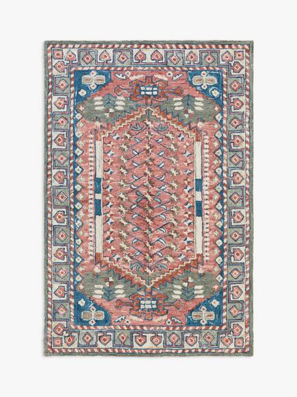 John Lewis Fashion Quashquai Rug, Green, Green