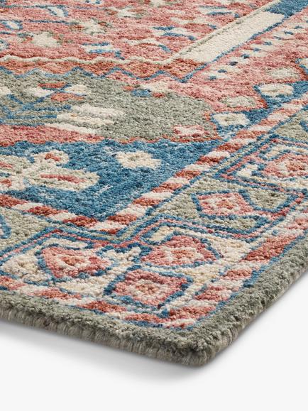 John Lewis Fashion Quashquai Rug, Green - view 2, Green