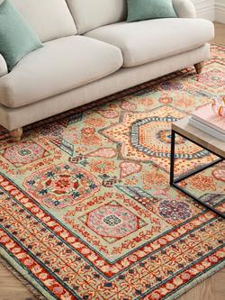 Gooch Luxury Hand Knotted Kashan Style Rug, Multi - view 2, Multi