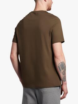 Lyle & Scott Plain Crew Neck T-Shirt - view 2, Olive