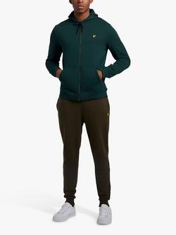 Lyle & Scott Zip Through Hoodie - view 2, Dark Green