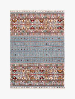 Gooch Luxury Multi Khurjeen Rug, Grey, Grey