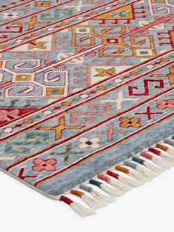Gooch Luxury Multi Khurjeen Rug, Grey - view 2, Grey