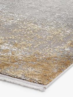 Gooch Luxury Ombre Distressed Rug - view 2, Gold/Silver