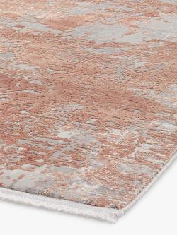 Gooch Luxury Ombre Distressed Rug - view 2, Terracotta