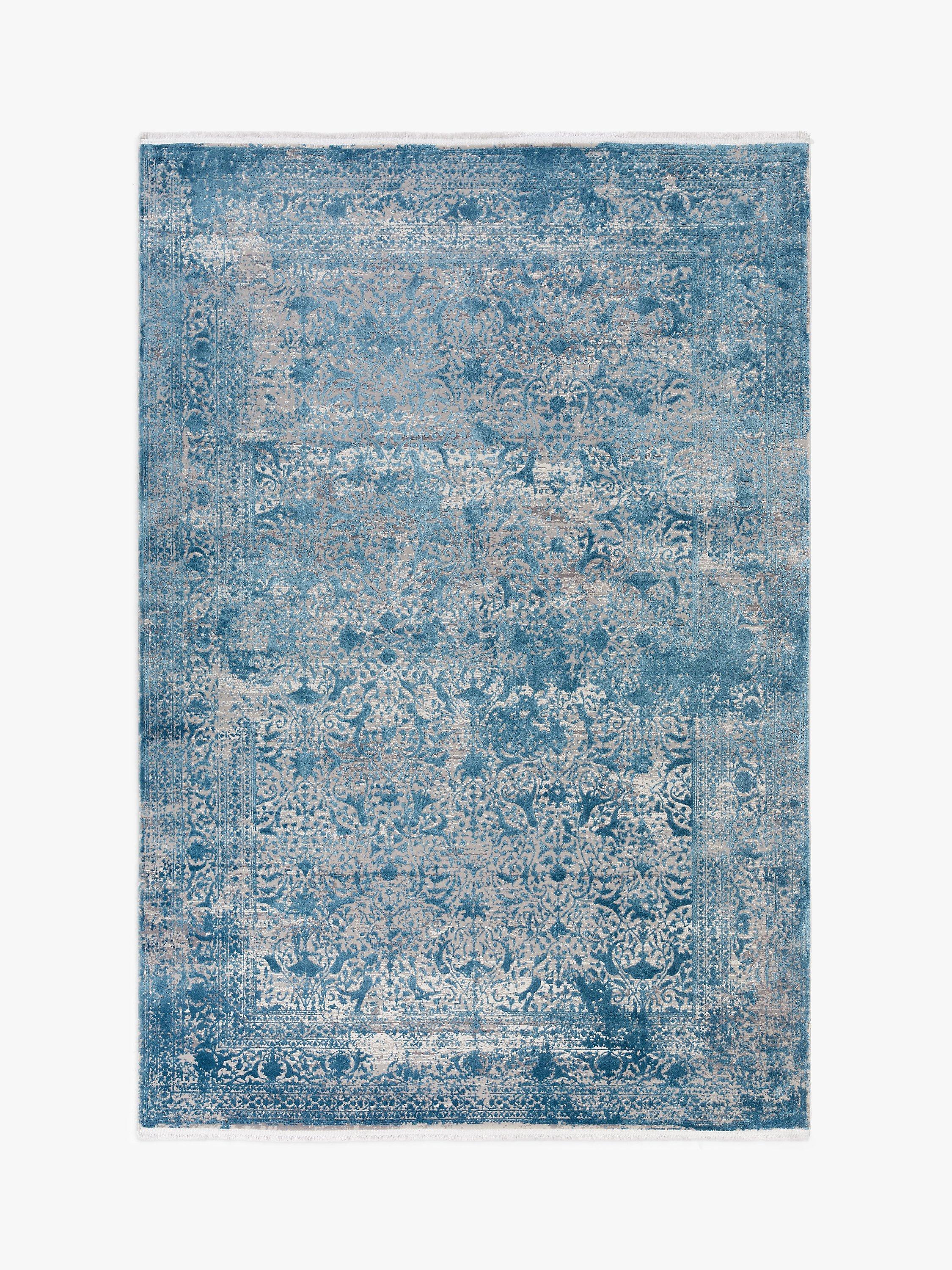 Gooch Luxury Rocco Lace Rug, Navy, L180 x W120 cm