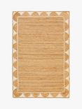 John Lewis Hand Loomed Scalloped Jute Rug