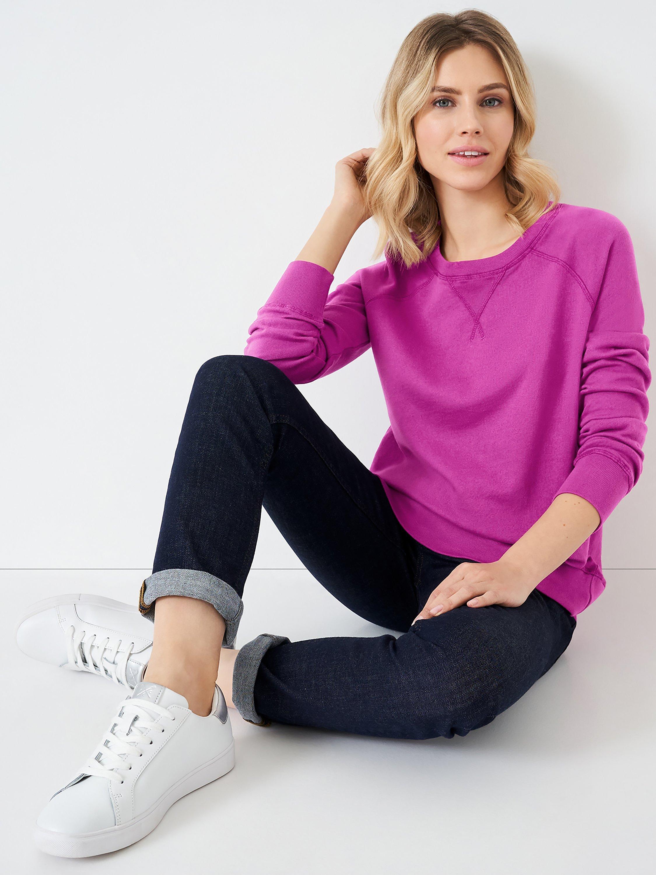 Crew Clothing Dyed Jumper, Purple, 12
