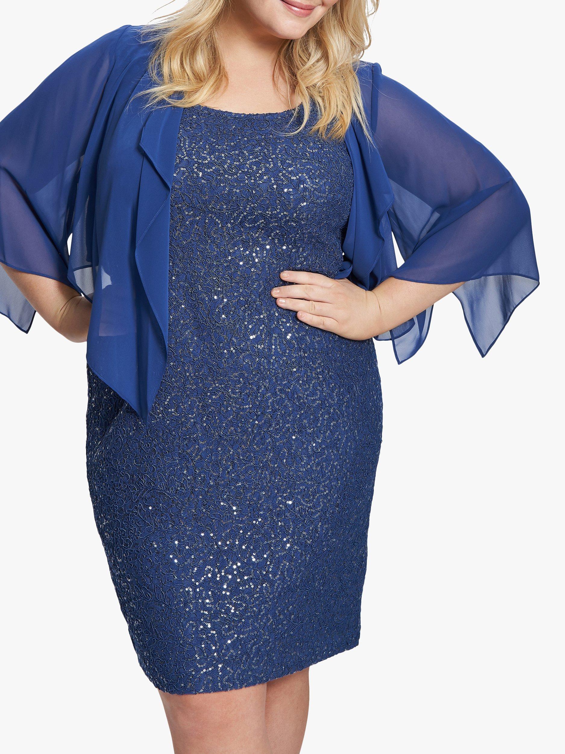 Gina bacconi nora cape dress 2025