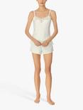 Lauren Ralph Lauren Lace Satin Cami Pyjama Set, Ivory