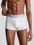 Calvin Klein Steel Recycled Cotton Blend Trunks, Pack of 3