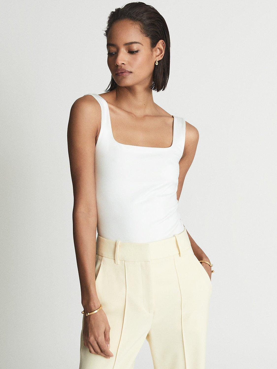 Reiss Laurie Bodysuit, White